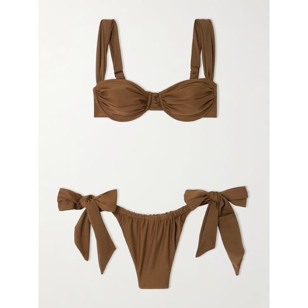 brown bikini