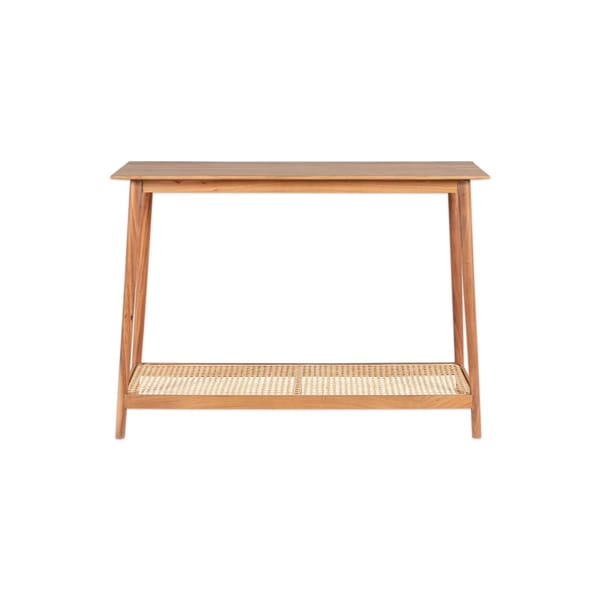 Erabar Acacia & Cane Console Table