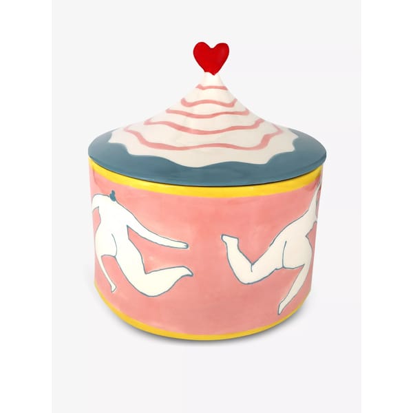 LAETITIA ROUGET hand painted jar