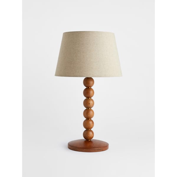 SOHO HOME brown wooden Bead Table Lamp