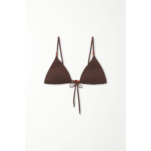 Lanzarote Net Slightly Padded Triangle Bikini Top