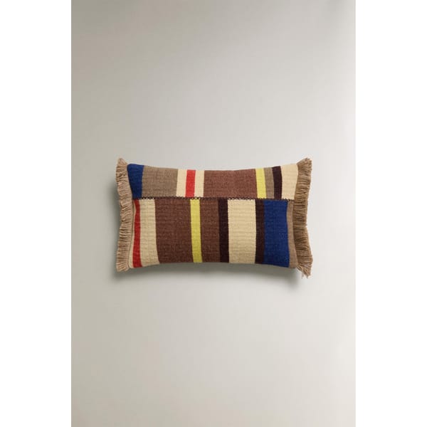 ZARA COLOUR BLOCK WOOL CUSHION COVER x COLLAGERIE