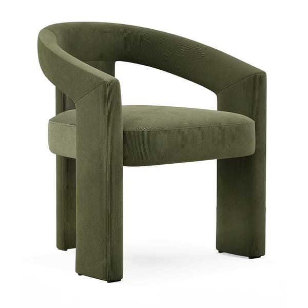 green velvet accent chair