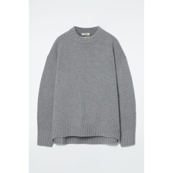grey cashmere jumper