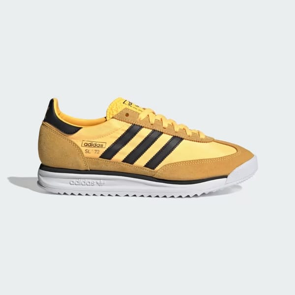 yellow and brown adidas trainers
