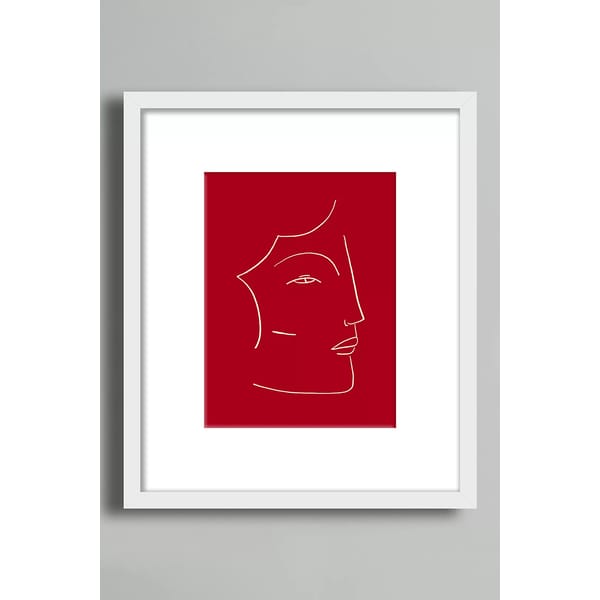 Red Moon Face by Nadiuska and Priscila Furtado Uinverso Wall Art
