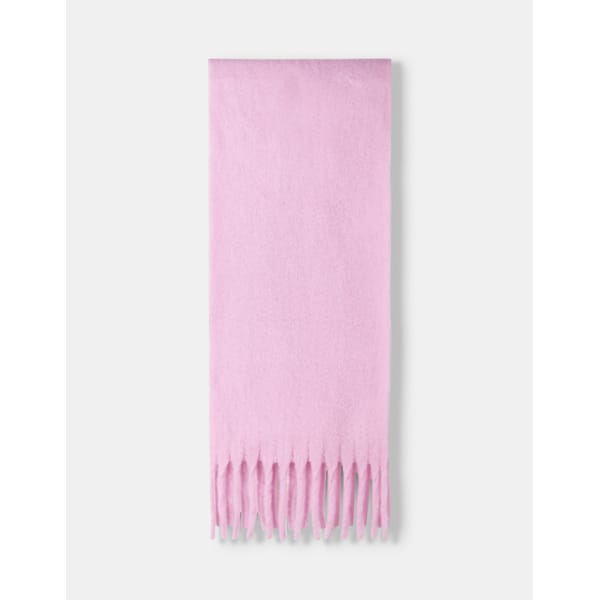 pink scarf