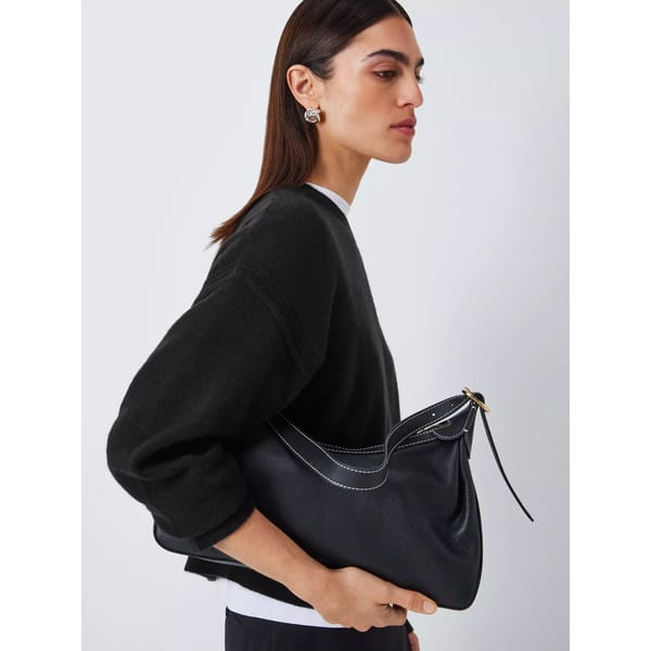 model wears Cashmere Boxy Fit Jumper