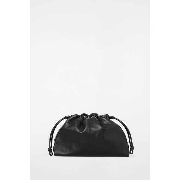 COS MINI CAVATELLI CLUTCH - LEATHER