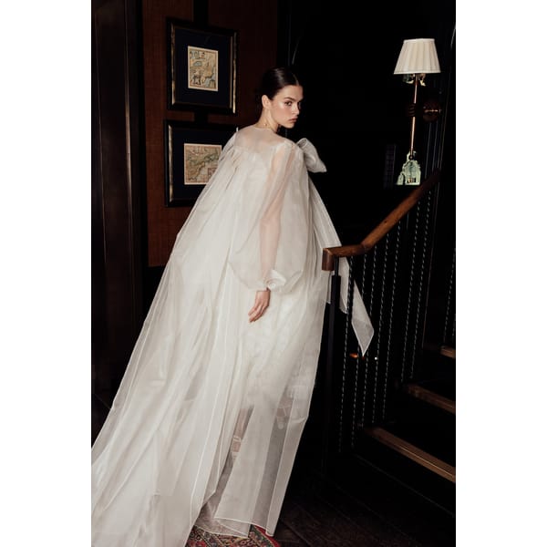 moel wearing lace Halfpenny London cape