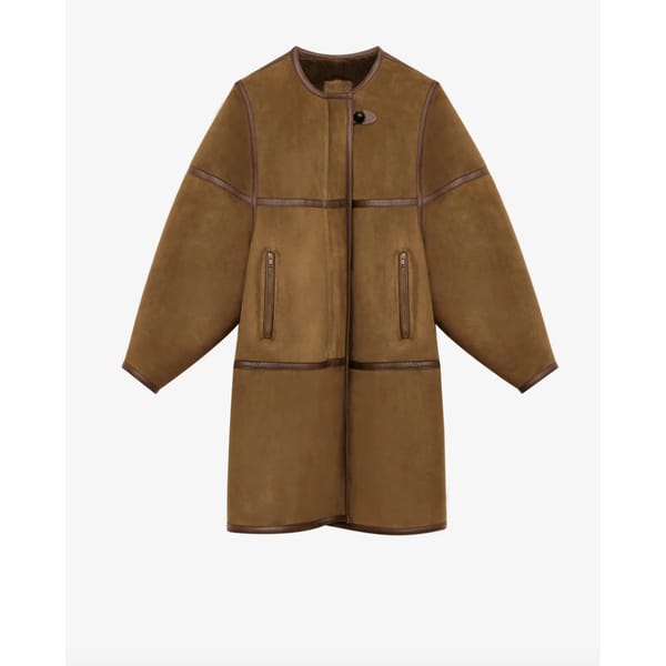 ISABEL MARANT Adael coat Adael shearling coat
