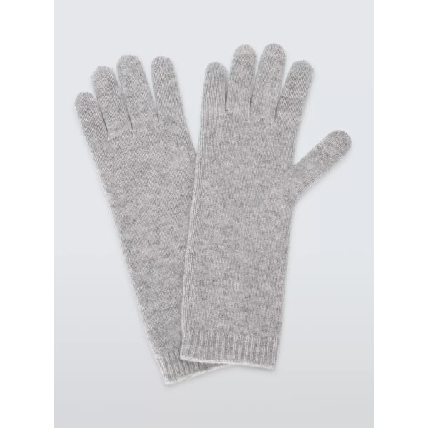 grey cashmere gloves