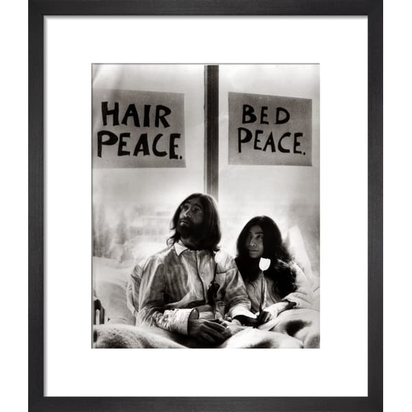 KING & MCGAW John Lennon in bed with Yoko Ono