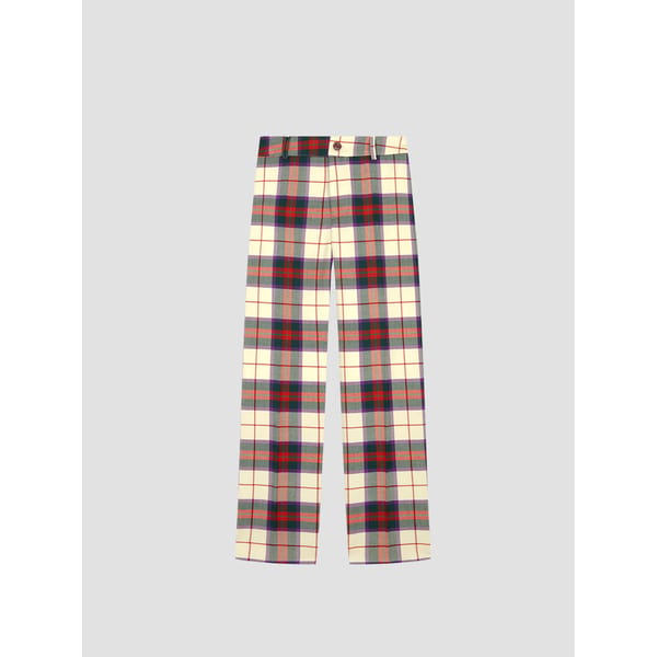 LA VESTE Jason Purple Check Pants