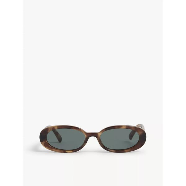 LE SPECS Outta Love oval-frame polycarbonate sunglasses