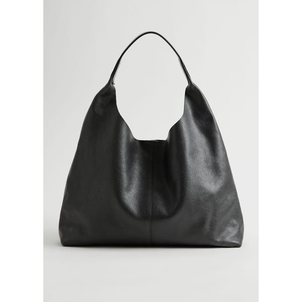 & OTHER STORIES Large Leather Tote