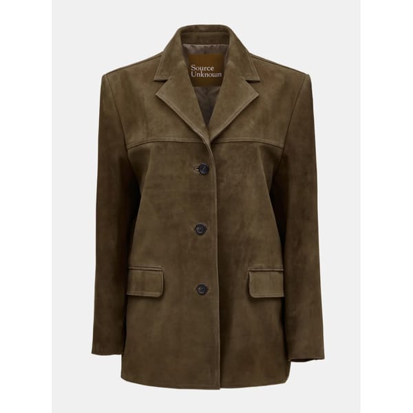 brown suede jacket