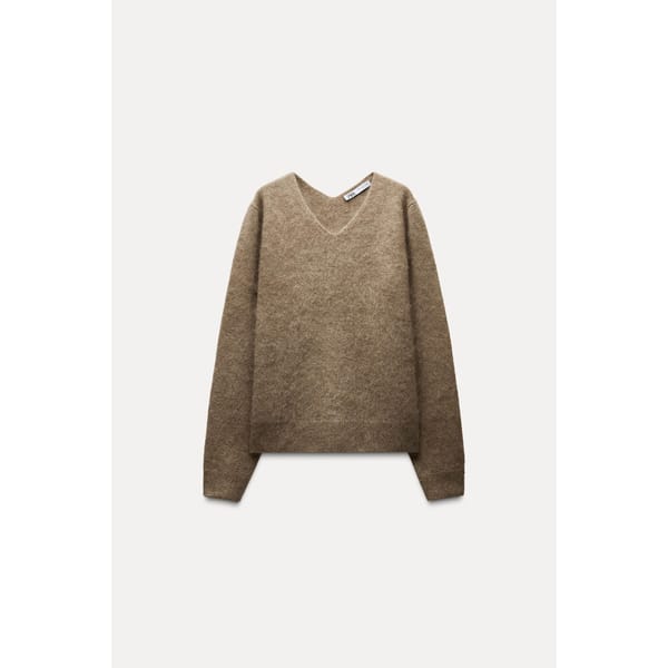 V-NECK WOOL AND CASHMERE SWEATER