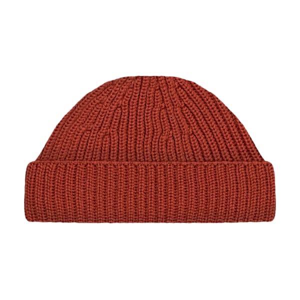 RUST COLOURED BEANIE