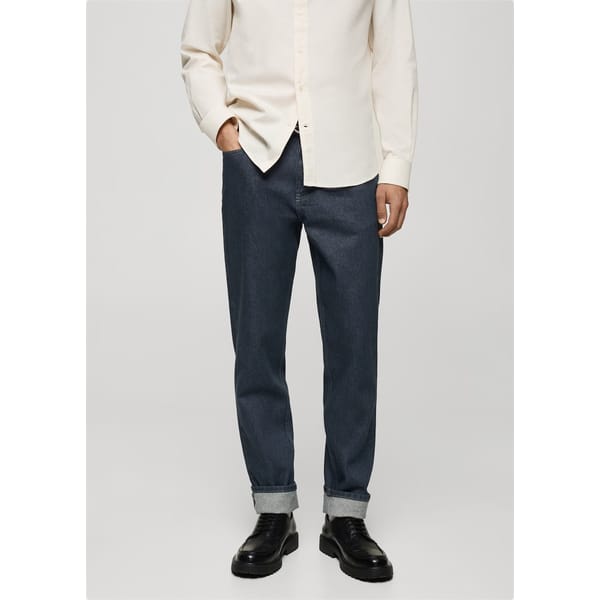 mango Regular-fit dark jeans