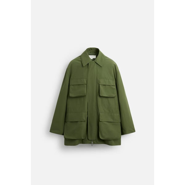 GREEN PARKA JACKET