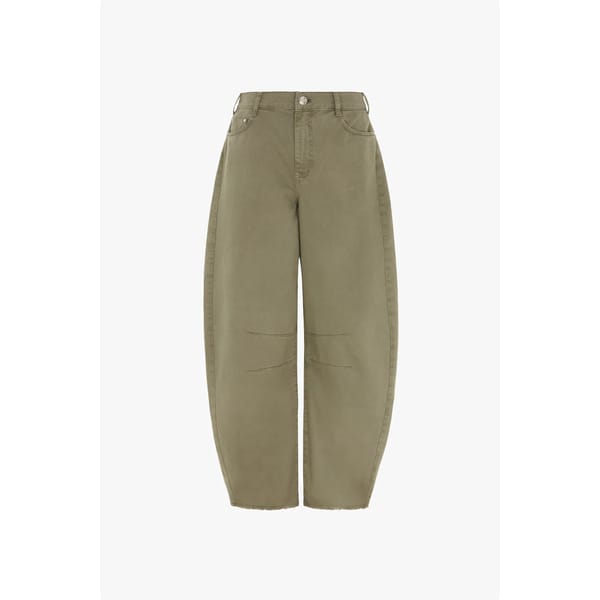 ALIGNE Tommy Barrel Leg Jeans in khaki