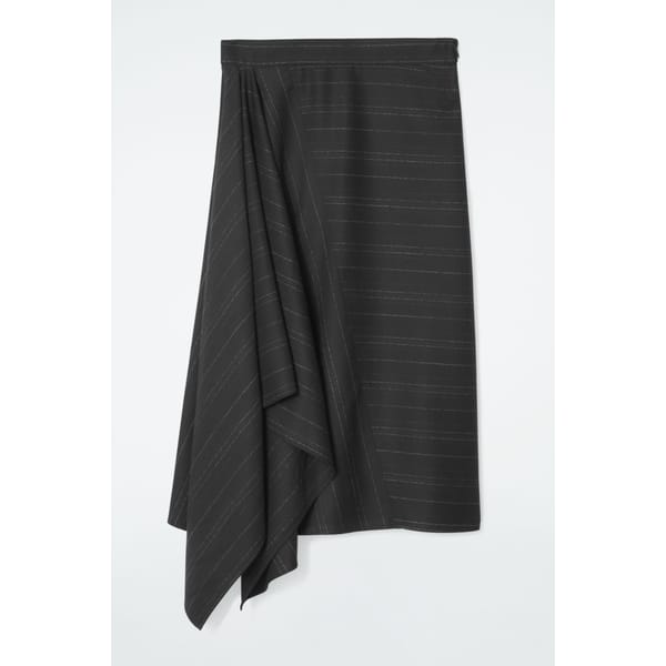 pinstripe skirt