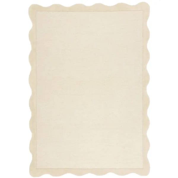 DUNELM Bonnie Scallop Wool Rug