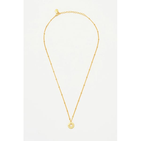 ESTELLA BARTLETT Starburst Disc Necklace