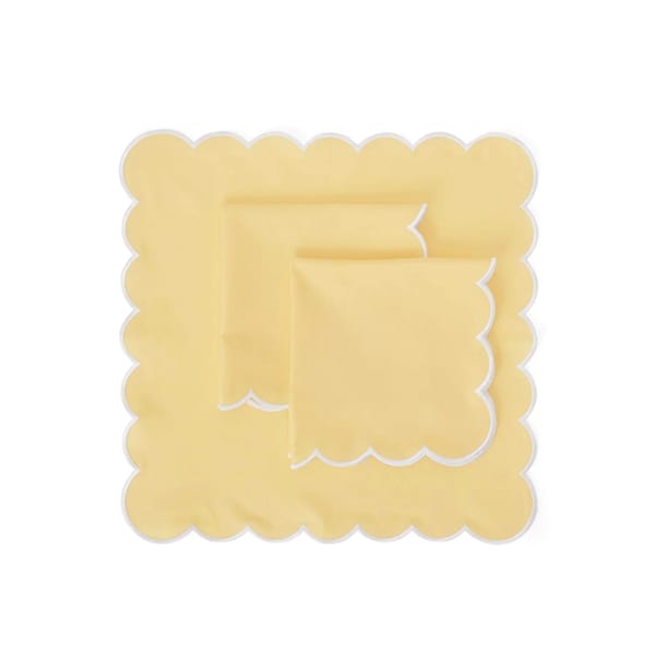 yellow napkins