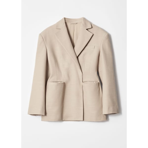 & OTHER STORIES Peplum-Waist Blazer