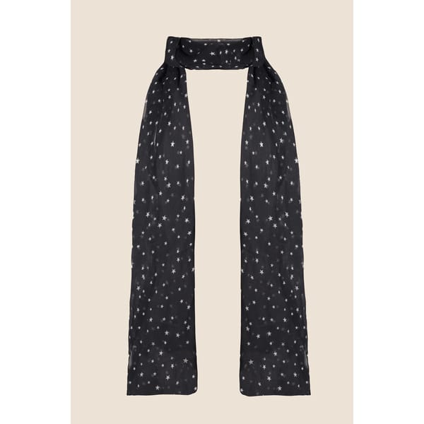RIXO Julien Scarf £65 Starry Night Navy