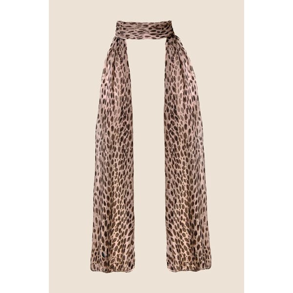 RIXO Julien Scarf - leopard print