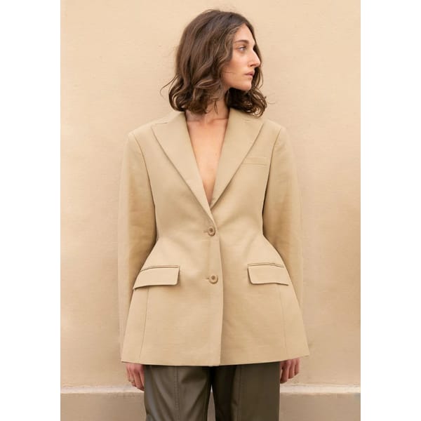 TFS Colette Hourglass Blazer - Camel