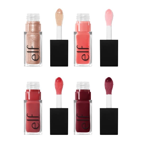 4 lip oils by e.l.f.