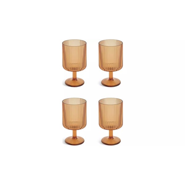 Habitat Amber Picnic Wine Glasses – set of 4722/0429
