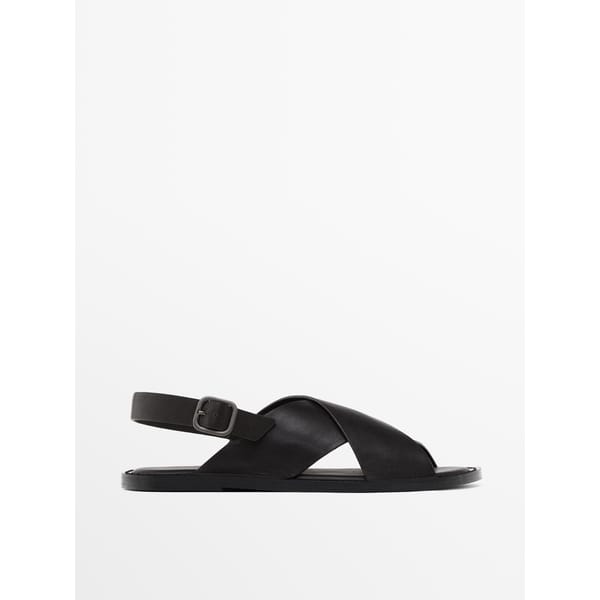 MD Leather crossover sandals - Limited Edition