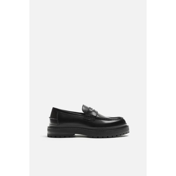 zara CHUNKY PENNY LOAFERS
