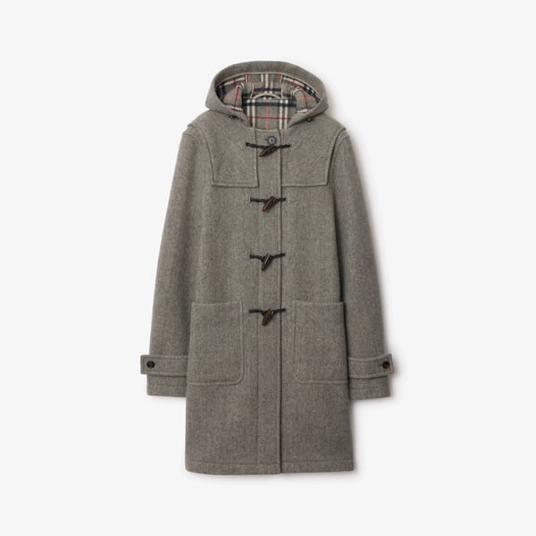 grey Wool Duffle Coat