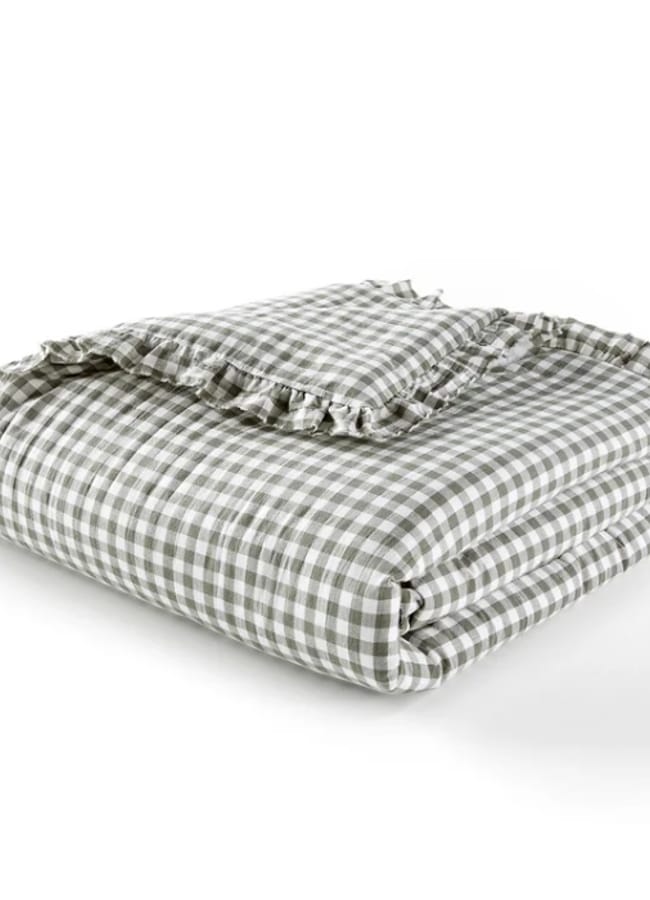 Georgette Gingham Cotton Child's Quilt