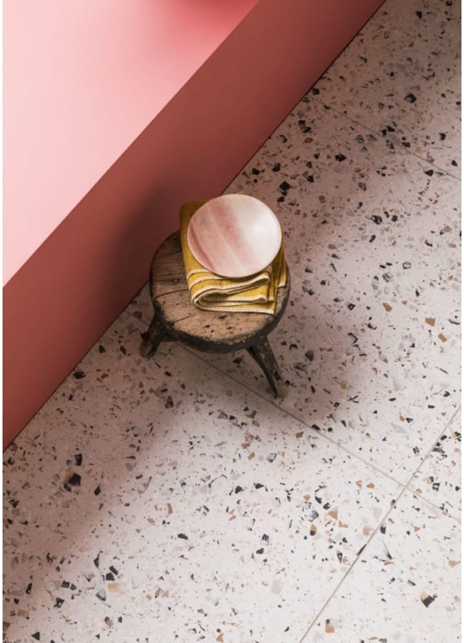 Terrazzo Nouveau Ivory Matt Terrazzo Effect Porcelain