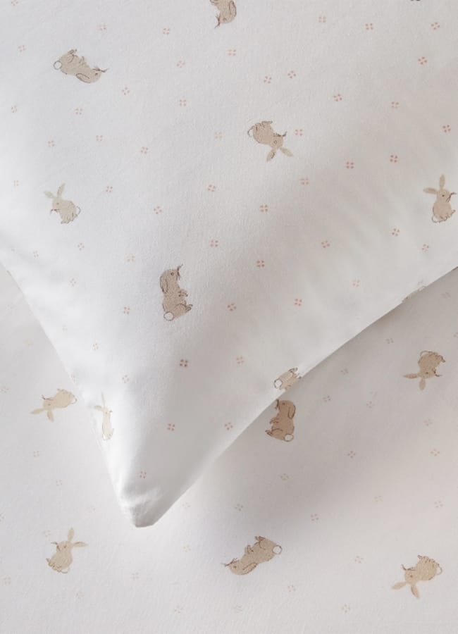 Easy Care Sleepy Bunny Bed Linen Set