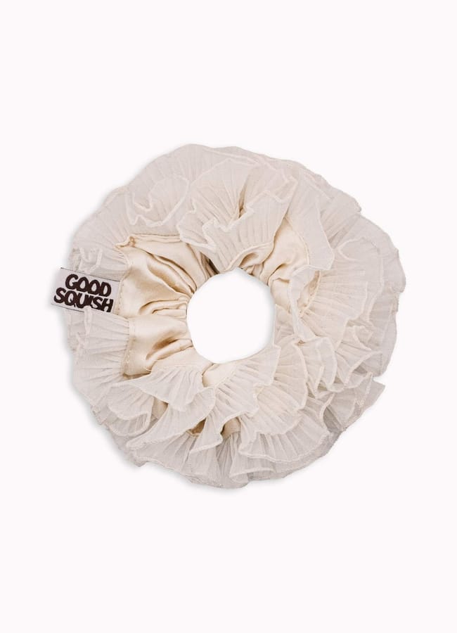 large scrunchie cream