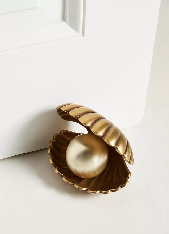 Cristal Metal Shell Door Stop