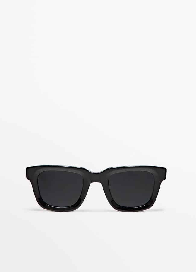 black SQUARE SUNGLASSES