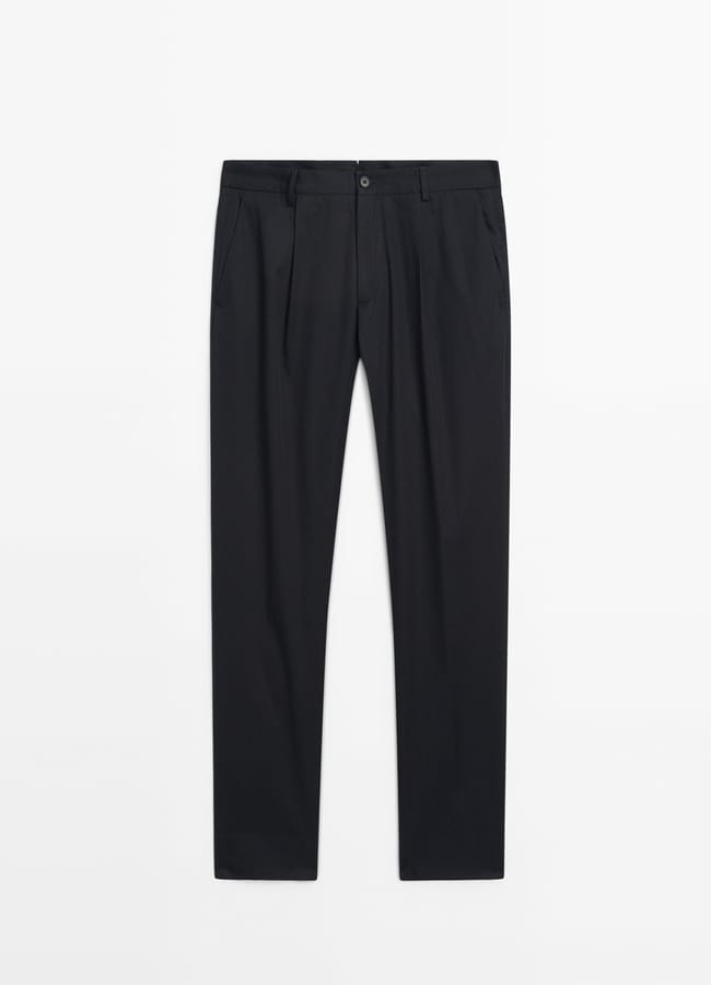 WIDE-LEG COTTON TROUSERS - STUDIO