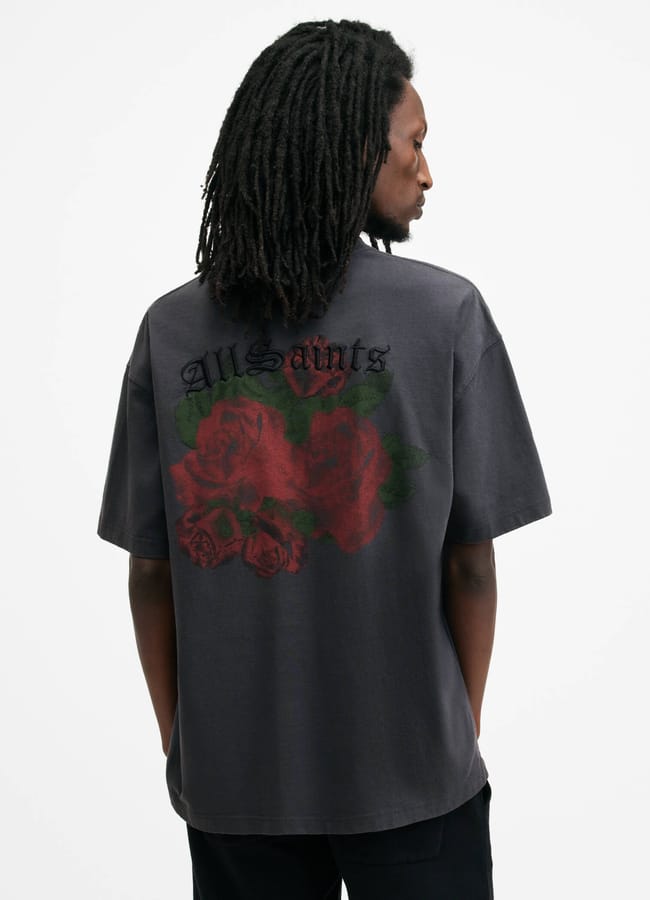 ALLSAINTS Melrose Graphic Embroidered Logo T-Shirt