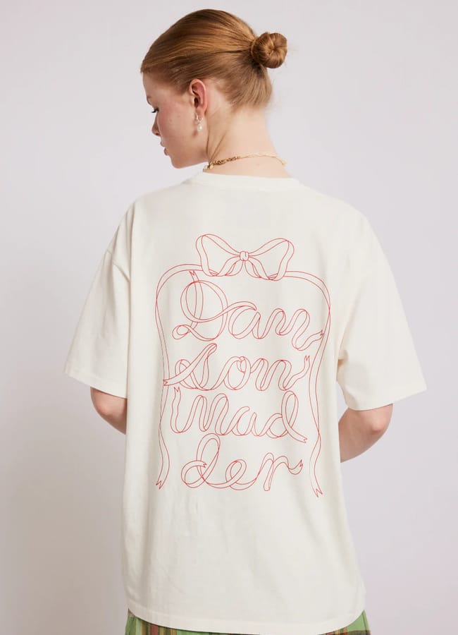 DAMSON MADDER bow logo short sleeve tee