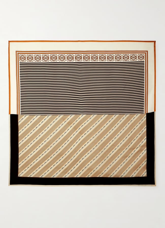 LOEWE + Paula's Ibiza striped scarf