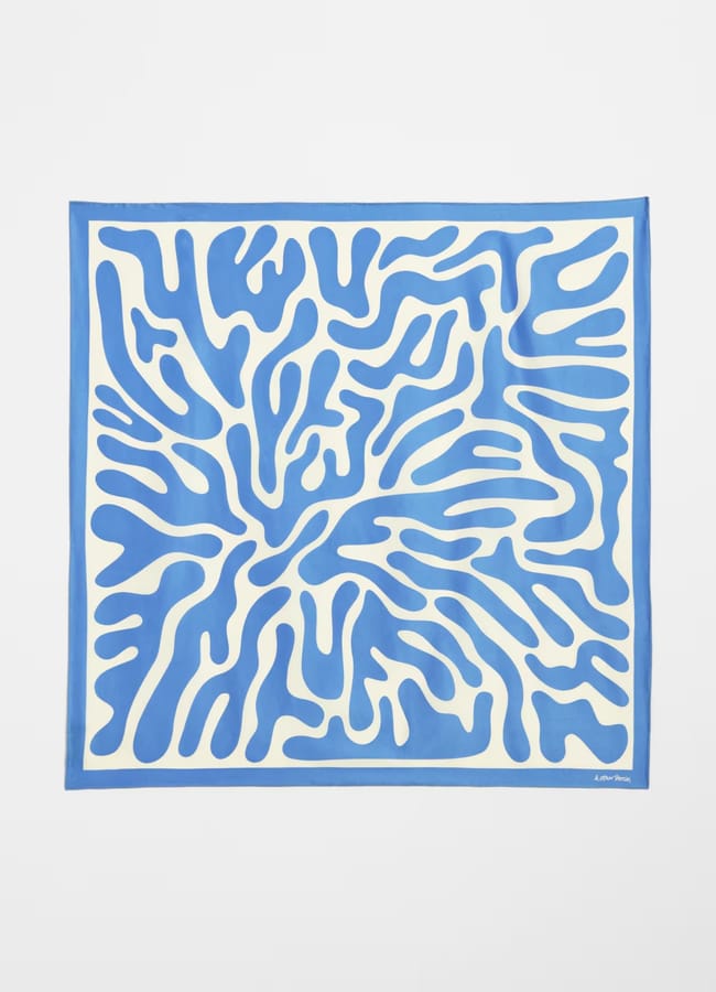 & Other Stories Printed Square Scarf